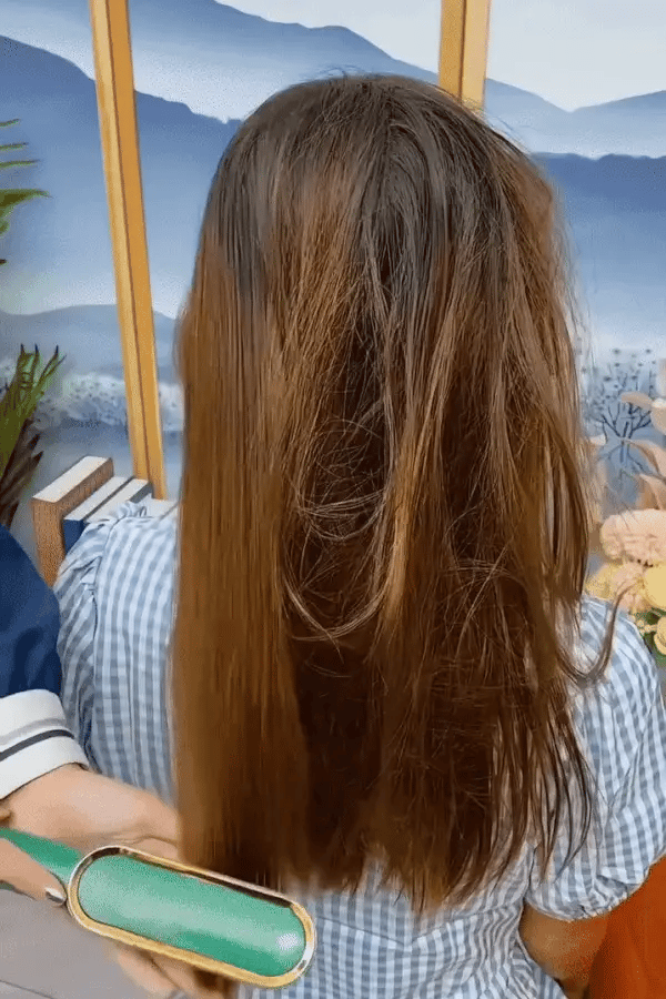Self Cleaning Hair Comb (random Color)
