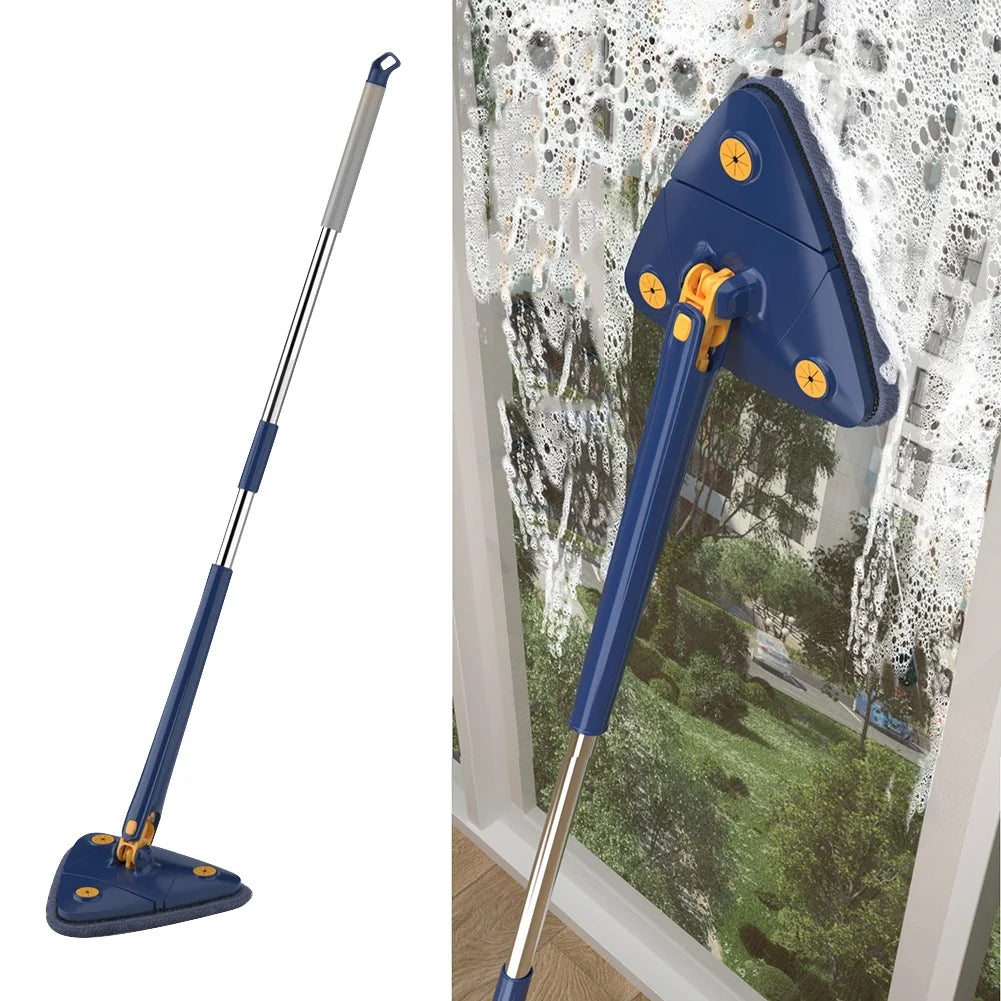 Cleaning Mop 360° Rotatable Adjustable Corner Mop Self Squeezing Wringing Mop Multifunctiona Rotating Mop For Floor Wall Window